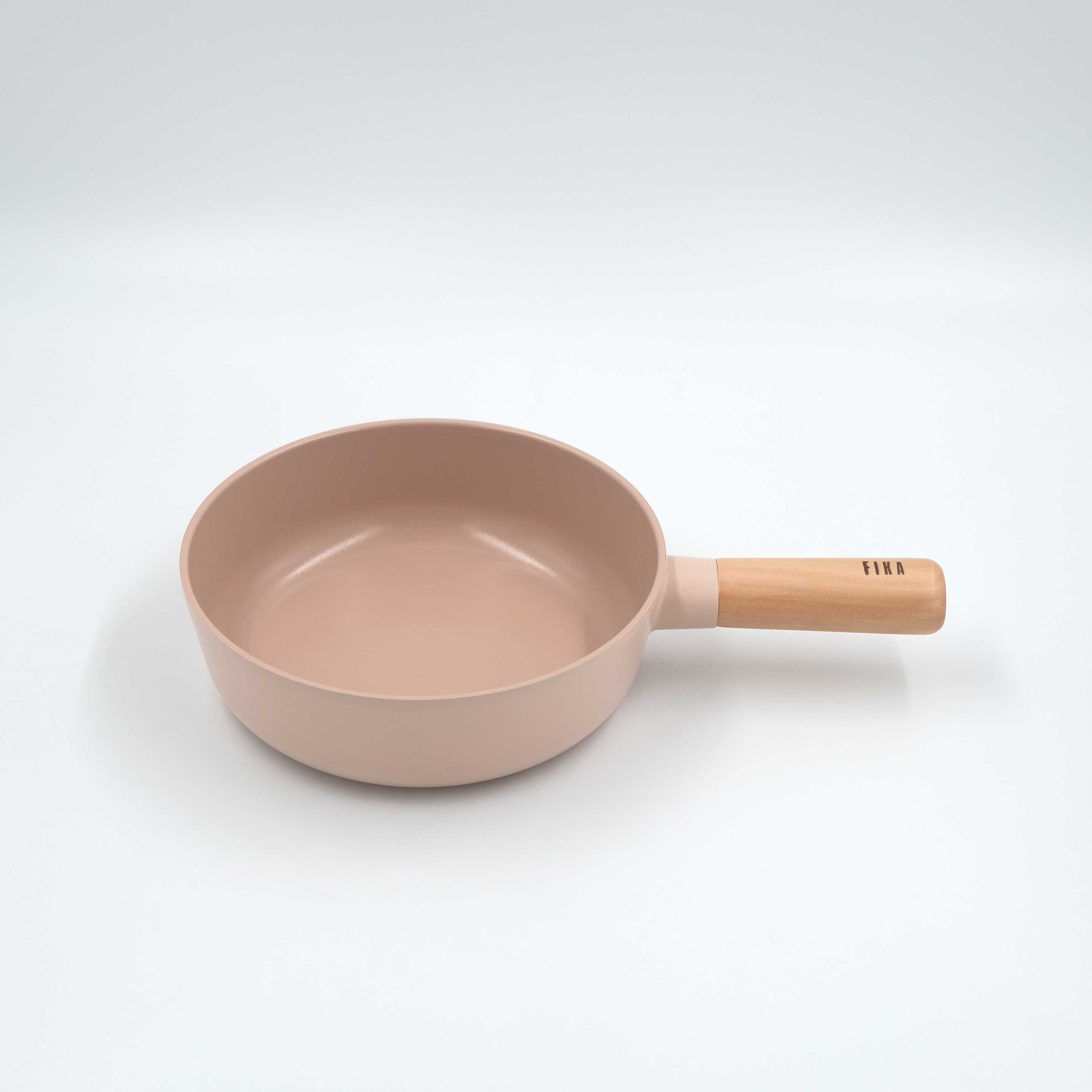 [Peach,พร้อมส่ง] FIKA - Baby wok pan 18 cm : กระทะก้นลึก 18 cm สีพีช