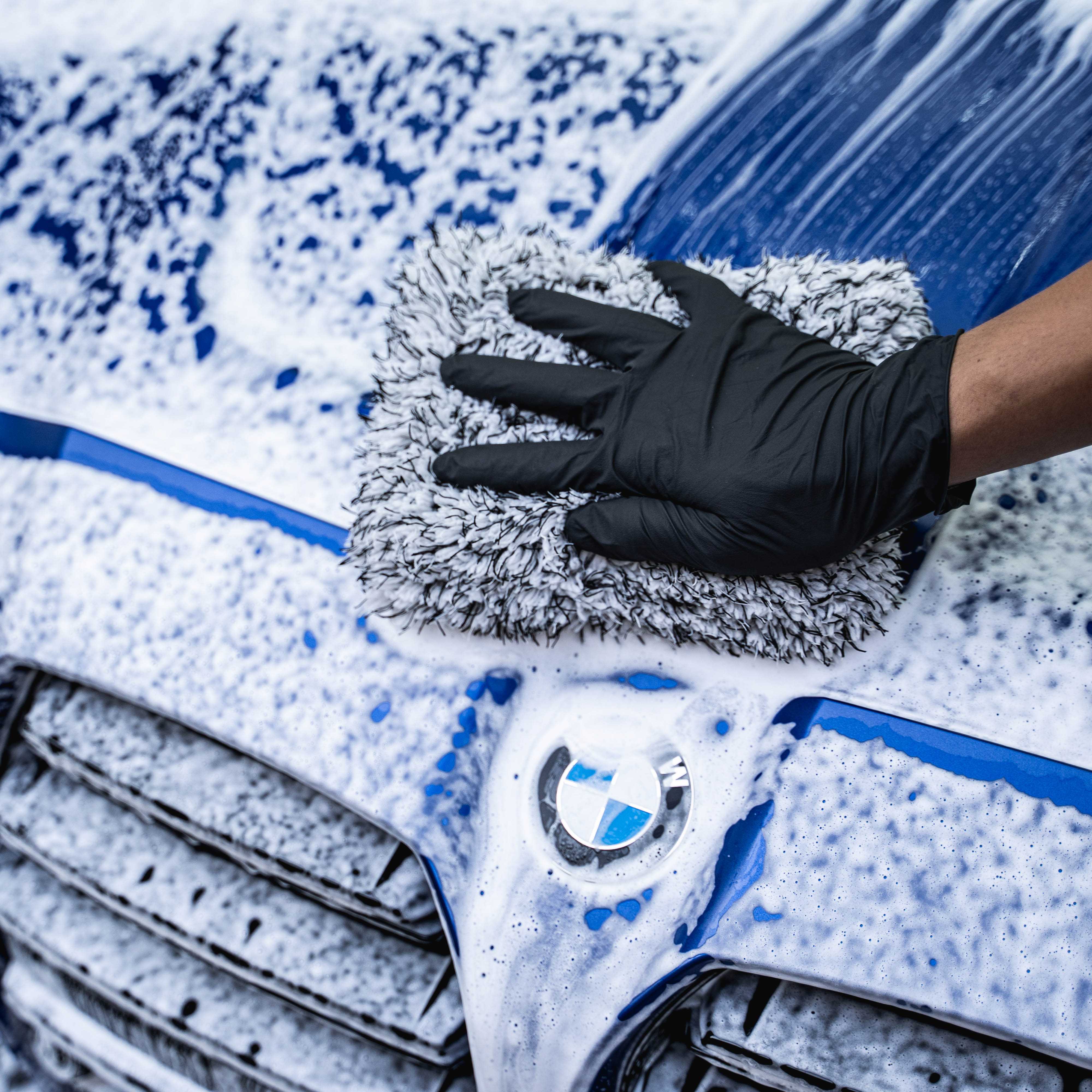 ฟองน้ำล้างรถ ฟองน้ำล้างรถไมโครไฟเบอร์ ล้างรถ - Maxshine Ultra-Plush Microfiber Car Wash Mitt