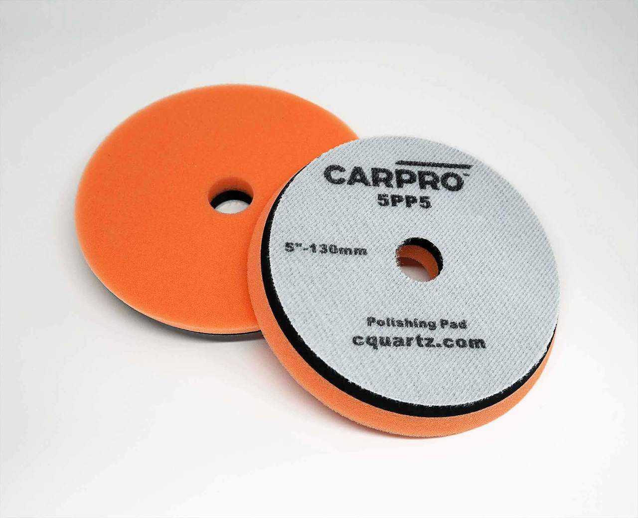 CARPRO Polishing Pad - Orange ฟองน้ำ สำหรับขัดกลาง ขนาด 5 นิ้ว (130 mm)