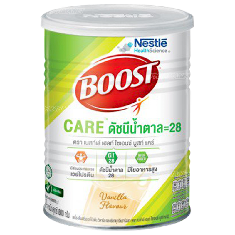 BOOST CARE POWD VANILLA 800G เนสท์เล่ บูสท์ แคร์ กลิ่นวานิลลา 800 กรัม