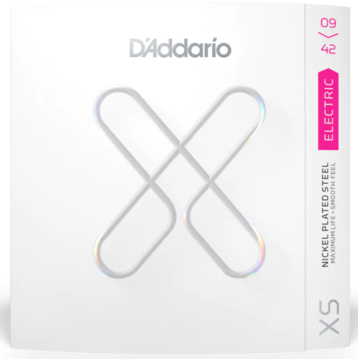 สายกีต้าร์ไฟฟ้าแบบเคลือบกันสนิม D'ADDARIO 09-42 SUPER LIGHT, XS NICKEL COATED ของแท้ 100%