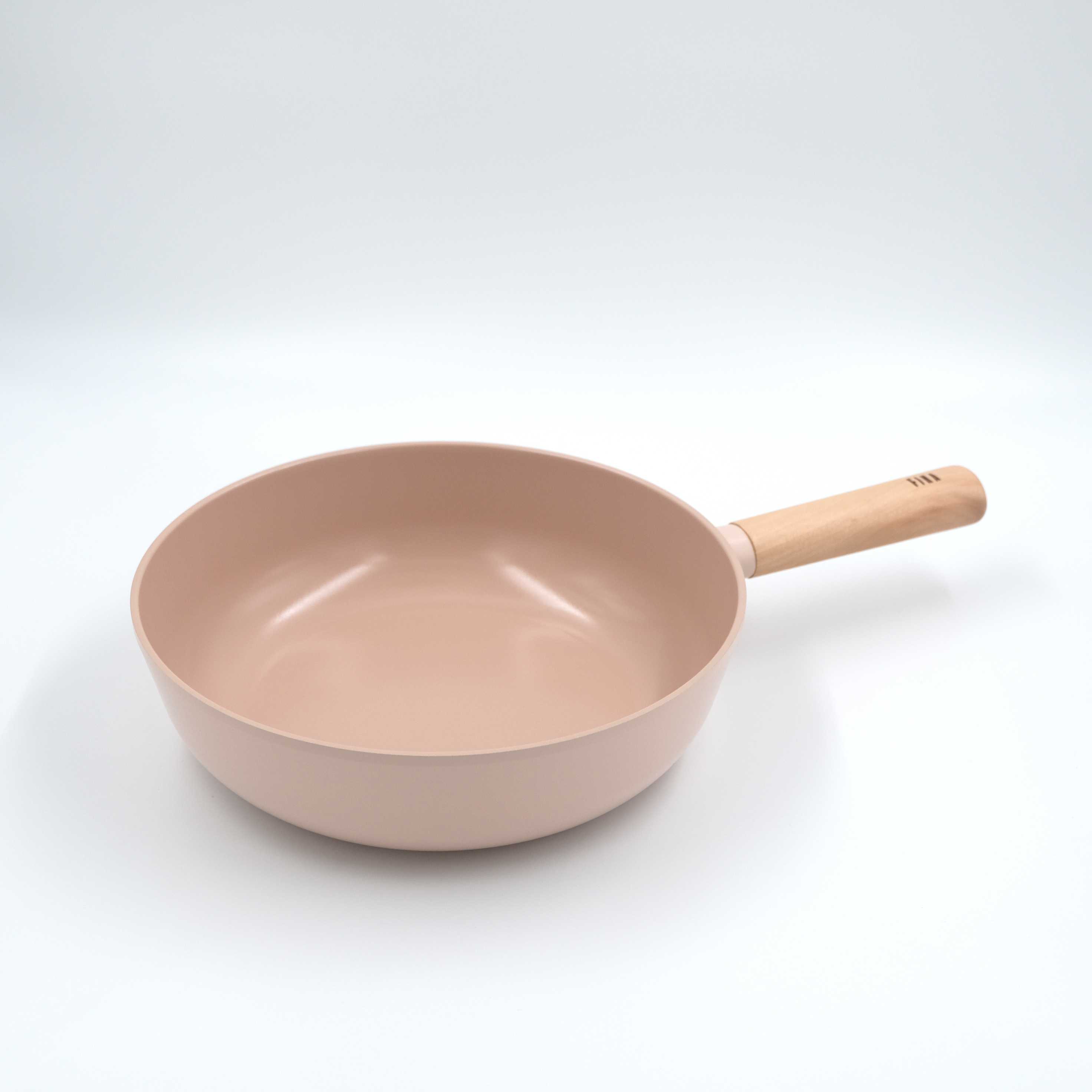 [Peach,พร้อมส่ง] FIKA - Wok pan 26 cm : กระทะก้นลึก 26 cm สีพีช