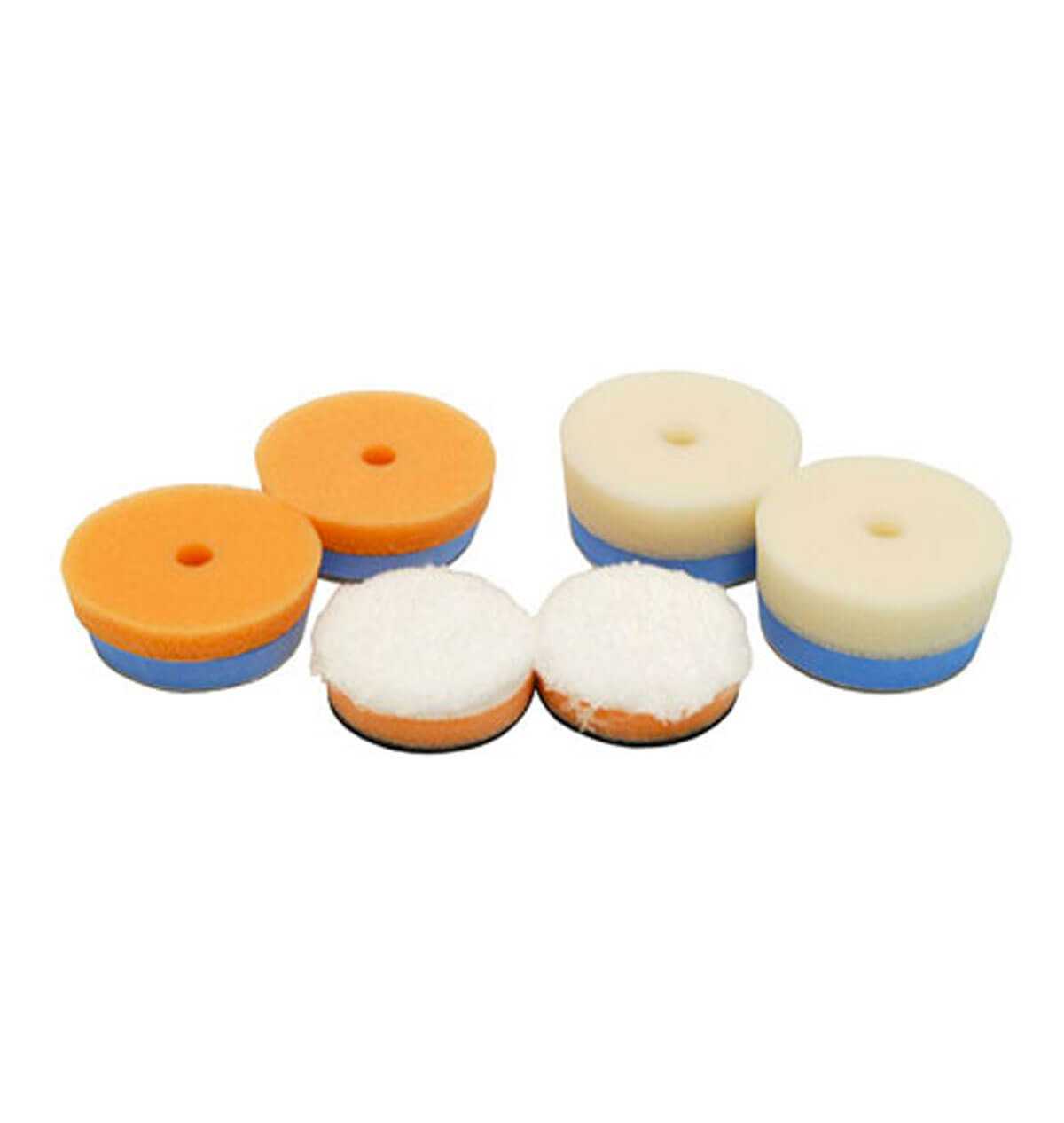 CARPRO Mini Polish Pads Set  ชุดรวมแผ่นขัดและฟองน้ำขนาด 2 นิ้ว จำนวน 6 ชิ้น