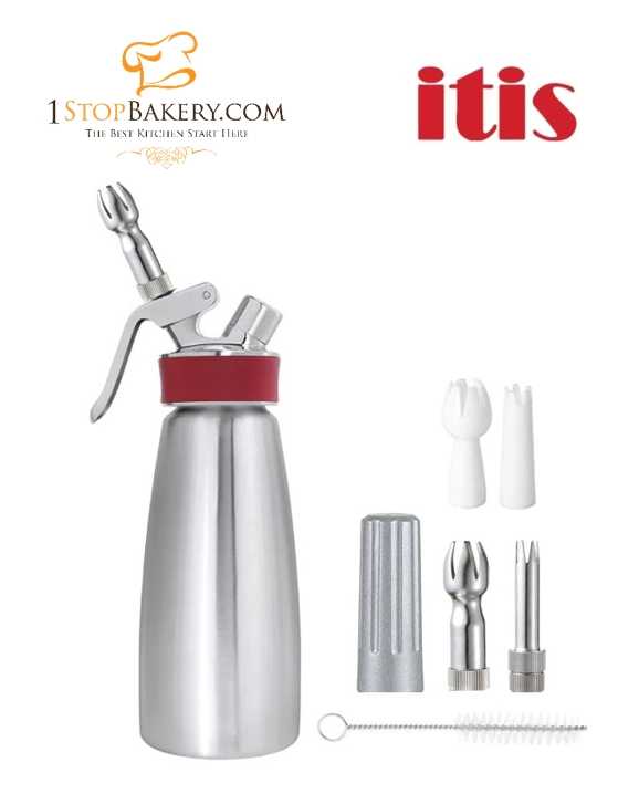 ITIS1SWSP11 1.0L Stainless Professional Gourmet Whip Plus S/S Red / กระบอกวิปครีม