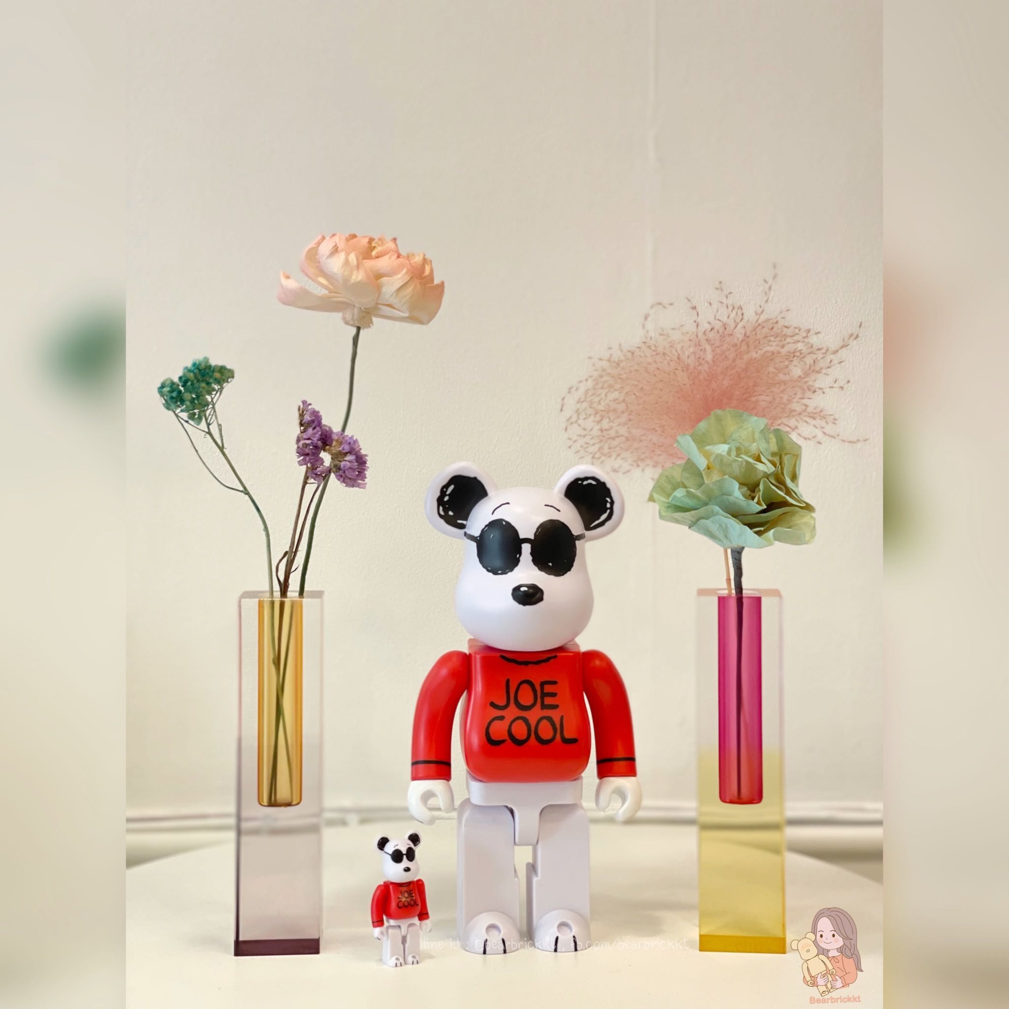 Bearbrick snoopy joe cool 100%+400%,1000%