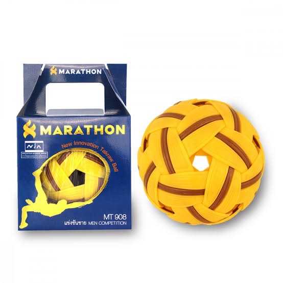 ลูกตะกร้อ Marathon รุ่น MT908 ผิวยางใยสังเคราะห์ รุ่นแข่งขันชาย