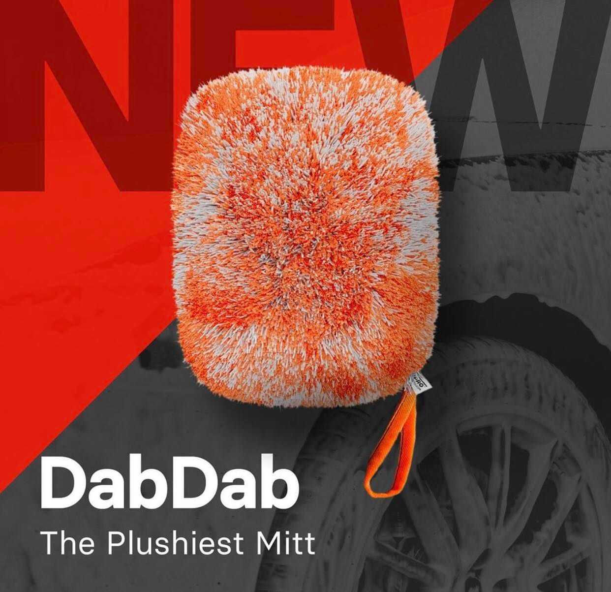 CARPRO DabDab ถุงมือขนยาวผสมขนสั้น นุ่มพิเศษ สำหรับล้างผิวสีรถยนต์โดยเฉพาะ