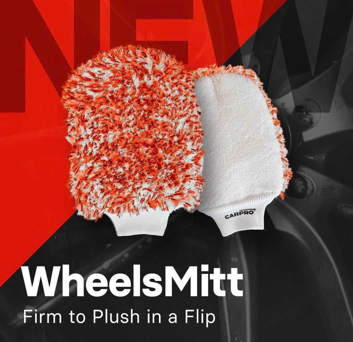 CARPRO WheelsMitt ถุงมือ 2 ด้าน สำหรับล้างล้อ ยาง และพลาสติกโดยเฉพาะ