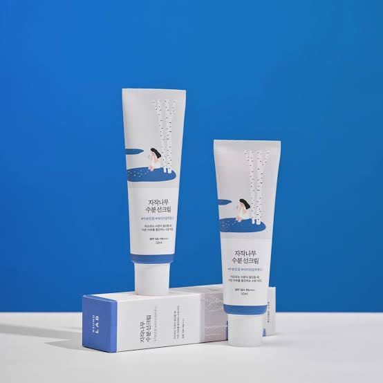 (พร้อมส่ง) Round Lab Birch Juice Moisturizing Sunscreen SPF50+ PA++++ 50ml