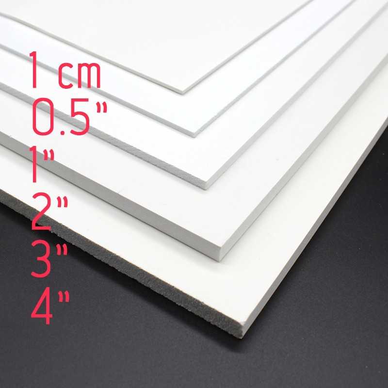 โฟมแผ่น ขนาด 60x60 cm ความหนามีหลายขนาด by Foam Factory