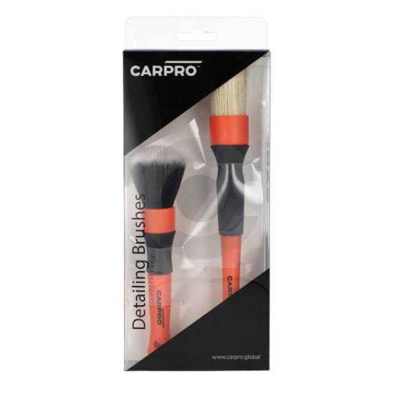 CARPRO Detailing Brush set 2 pcs ชุดแปรง Detailing สำหรับทำความสะอาด (1ชุดมี 2 ชิ้น)