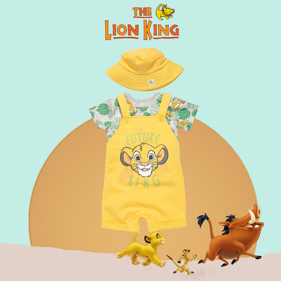 Simba Romper TShirt Sunhat