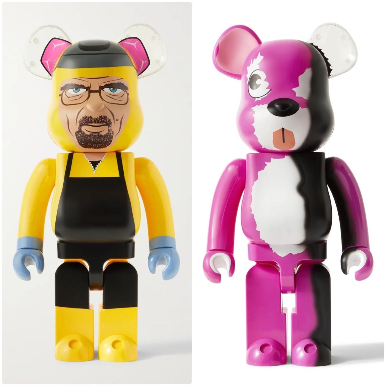 Bearbrick Bad Pink & Bad Water 1000% Set of 2