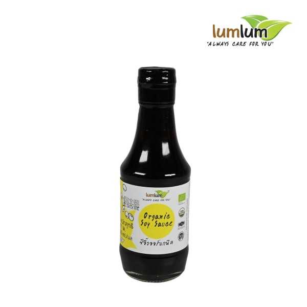 ซีอิ้วออร์แกนิค 200 มล. ( Lumlum Organic Soy Sauce 200 ml.)