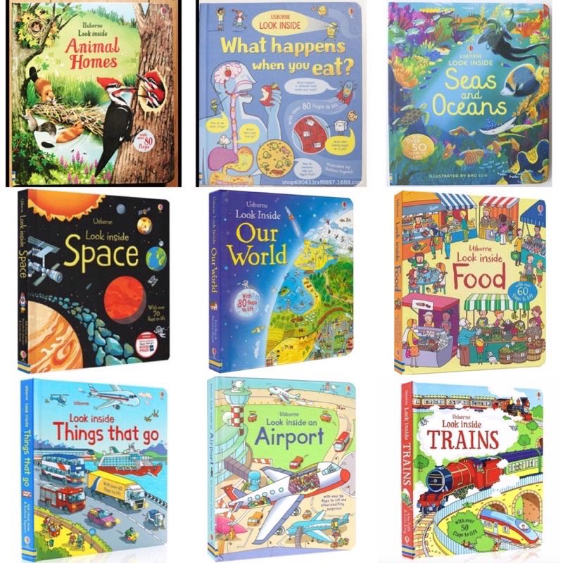 ปกแข็ง มี 17 เรื่อง Usborne look inside หนังสือที่ทำให้เรียนรู้อย่างสนุก