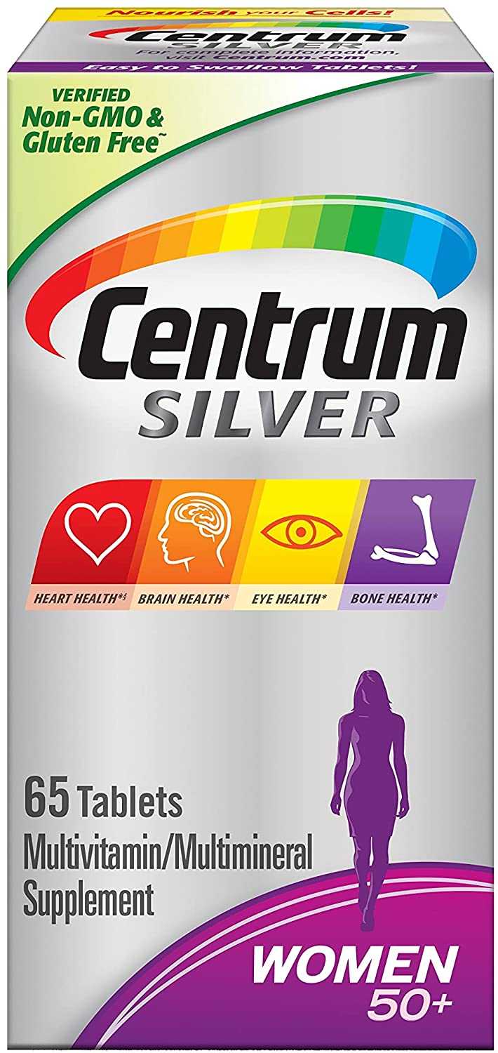 Centrum silver women 50+  , 65 tablet  , สำหรับผู้หญิง 50+