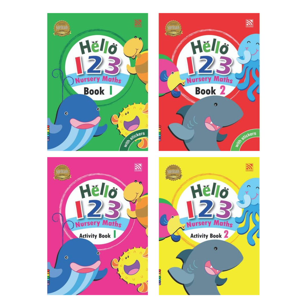 Hello 123 Nursery Maths Book, Activity Book