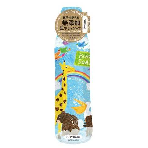 PELICAN ADDITIVE-FREE FRESH BODY SOAP 460 ml/สบู่เหลวอาบน้ำ ใช้ ได้กับใบหน้า, เส้นผม, ร่างกายและเด็ก