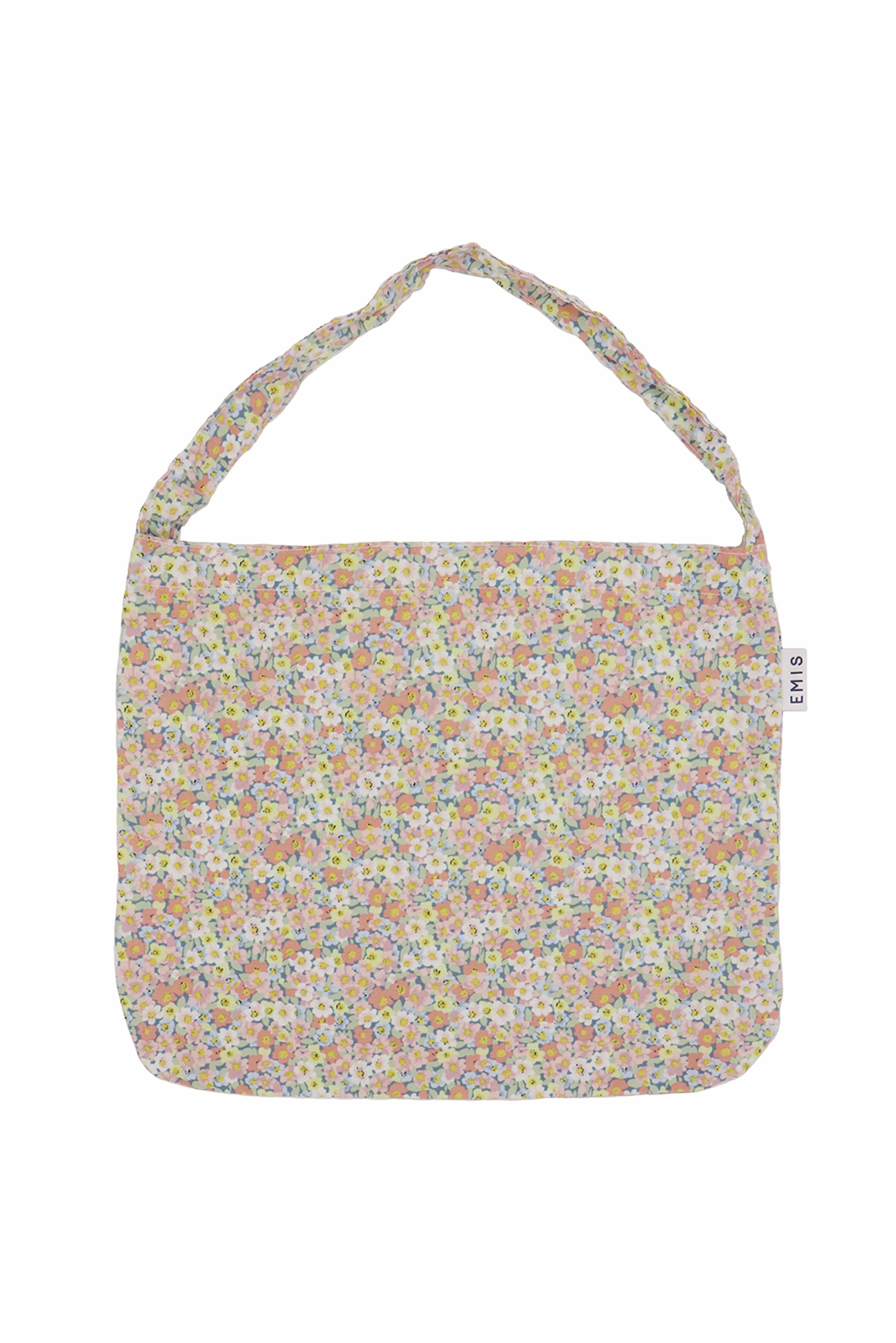 人気 ★EMIS★ PAINTING FLOWER ECO BAG PAINTING FLOWER ECO BAG-BLACK - EMIS