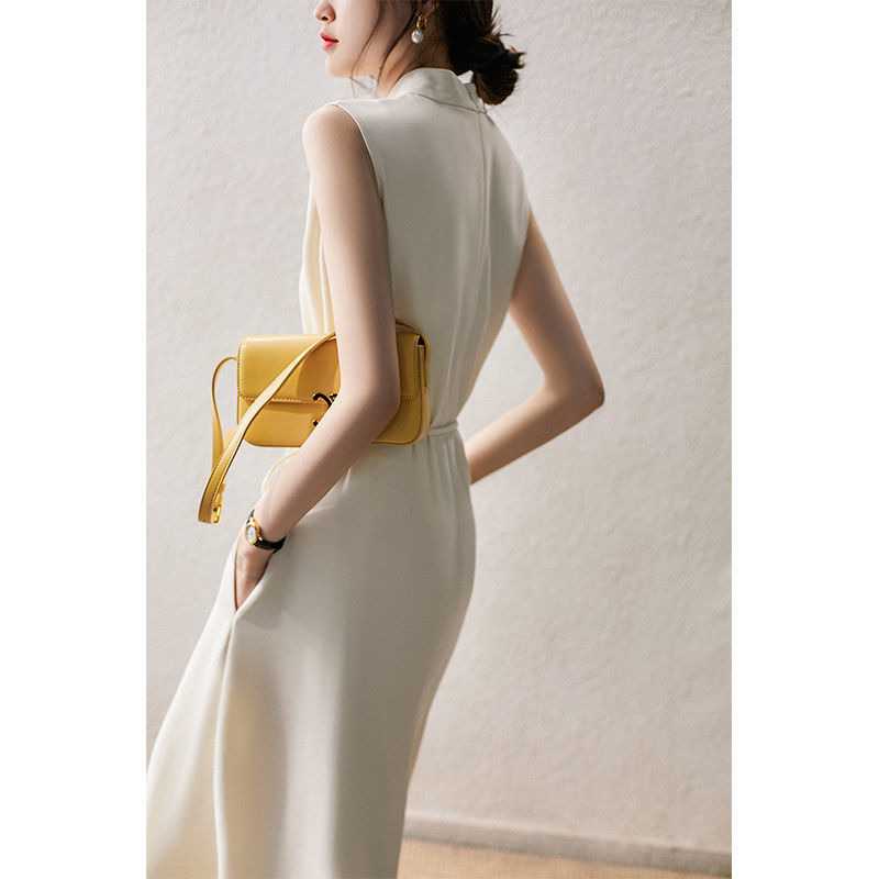 High Waist Sleeveless Dress