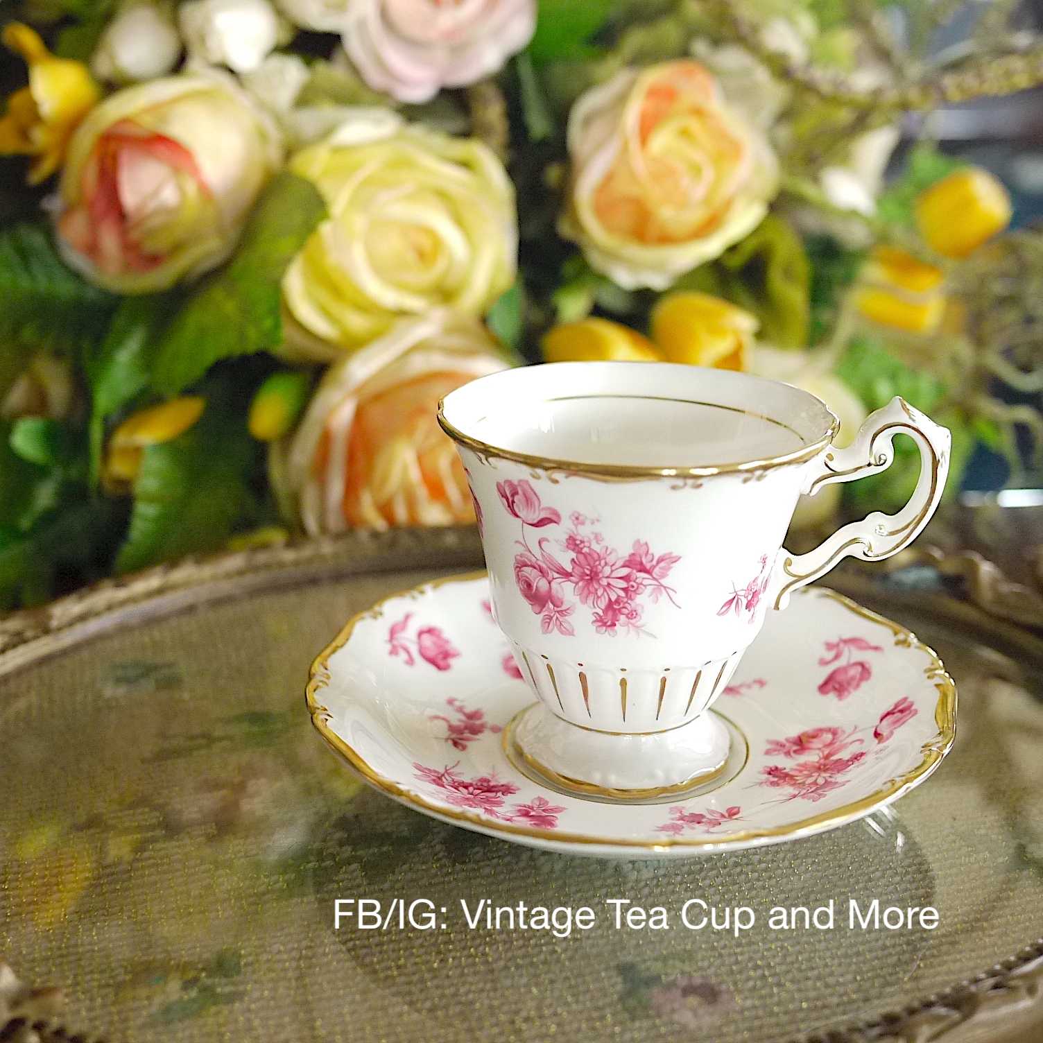 Coalport Divinity Pink Duo