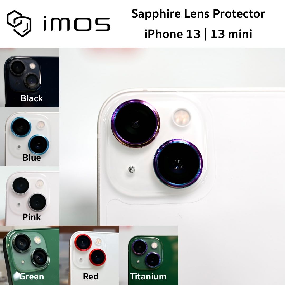 กระจกกันเลนส์กล้อง iMos iPhone 13 & 13 Mini
