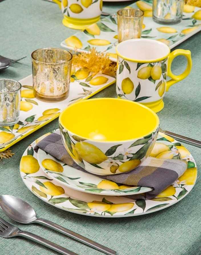 (Pre-order) LEMON  6 INCH BOWL V.2 // ชามลายมะนาว