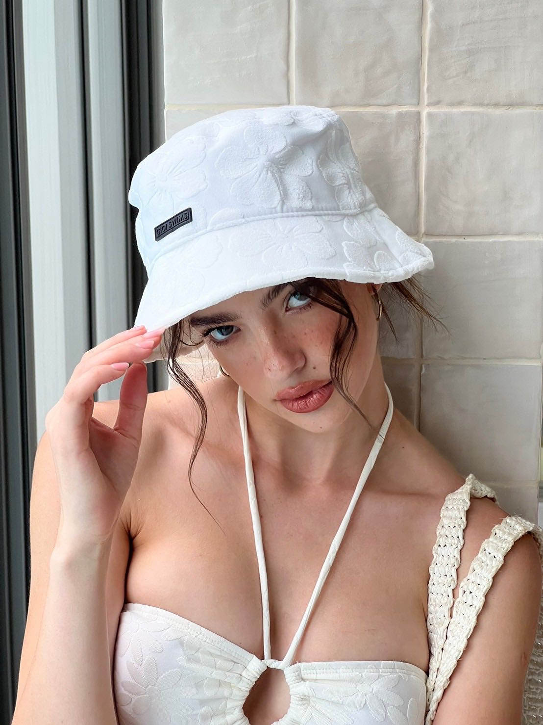Hailey Chaba Terry Bikini + Bucket Hat