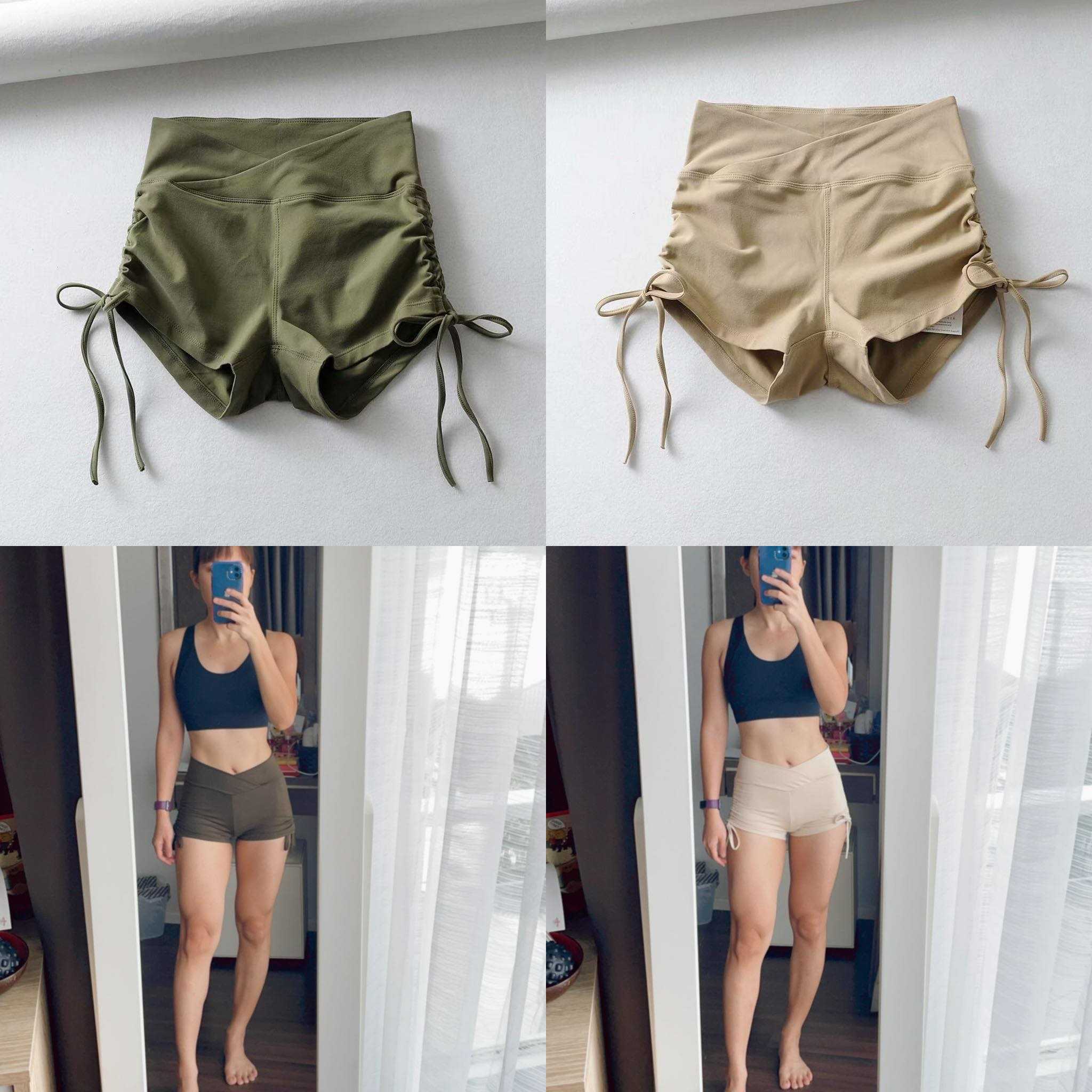 Beau Shorts ll ขาสั้นผูกโบว์ ขาสั้นออกกำลังกาย ใส่สบาย