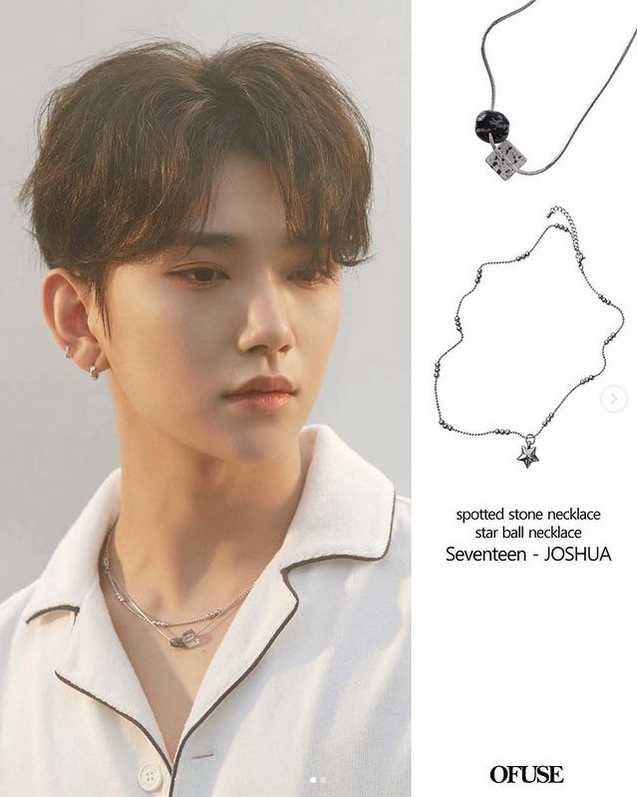 สร้อย star ball necklace แบบ #โจชัว #SVT