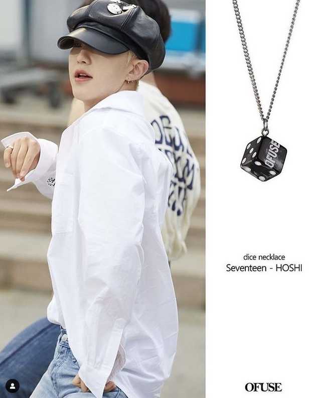 สร้อย dice necklace แบบ #โฮชิ #แจมิน #มาร์ค #SVT