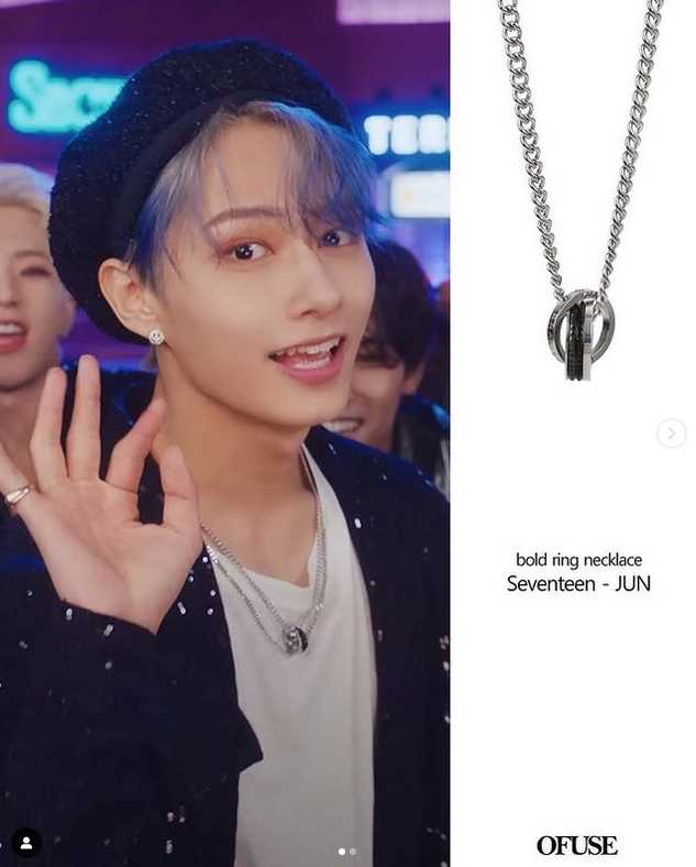 สร้อย bold ring necklace แบบ #จุน  #SVT