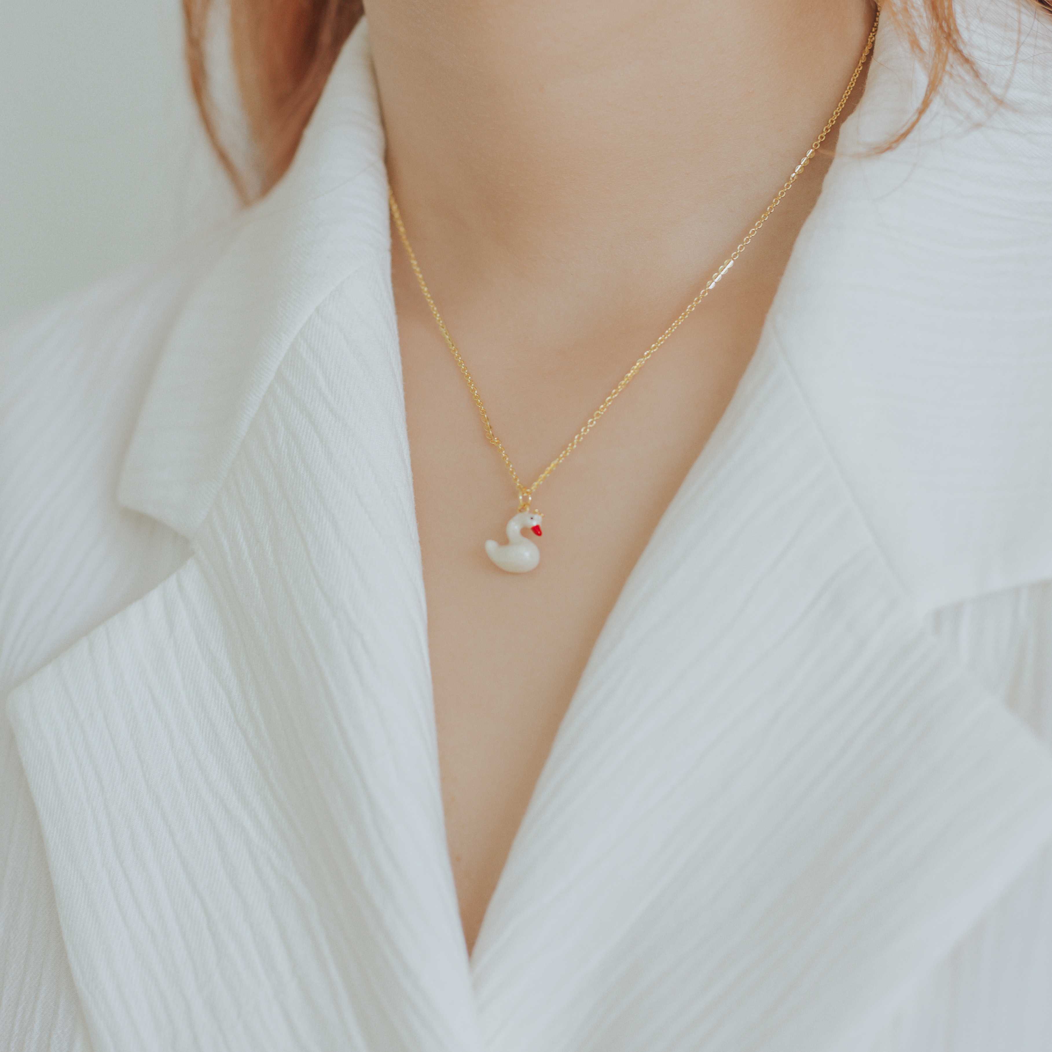Necklace /สร้อยคอแฟชั่นรูปหงส์