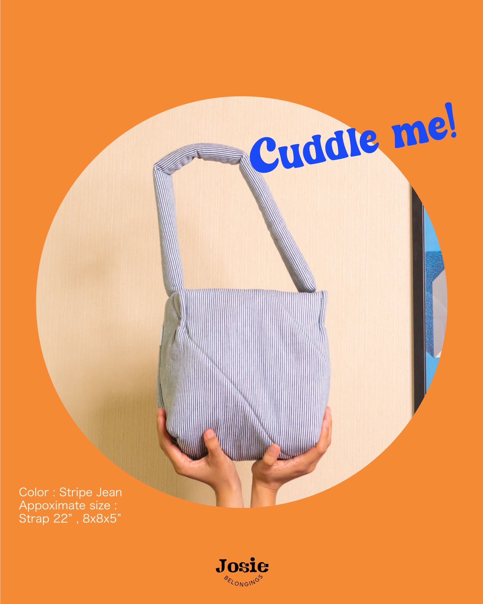 Cuddlily bag stripe jean