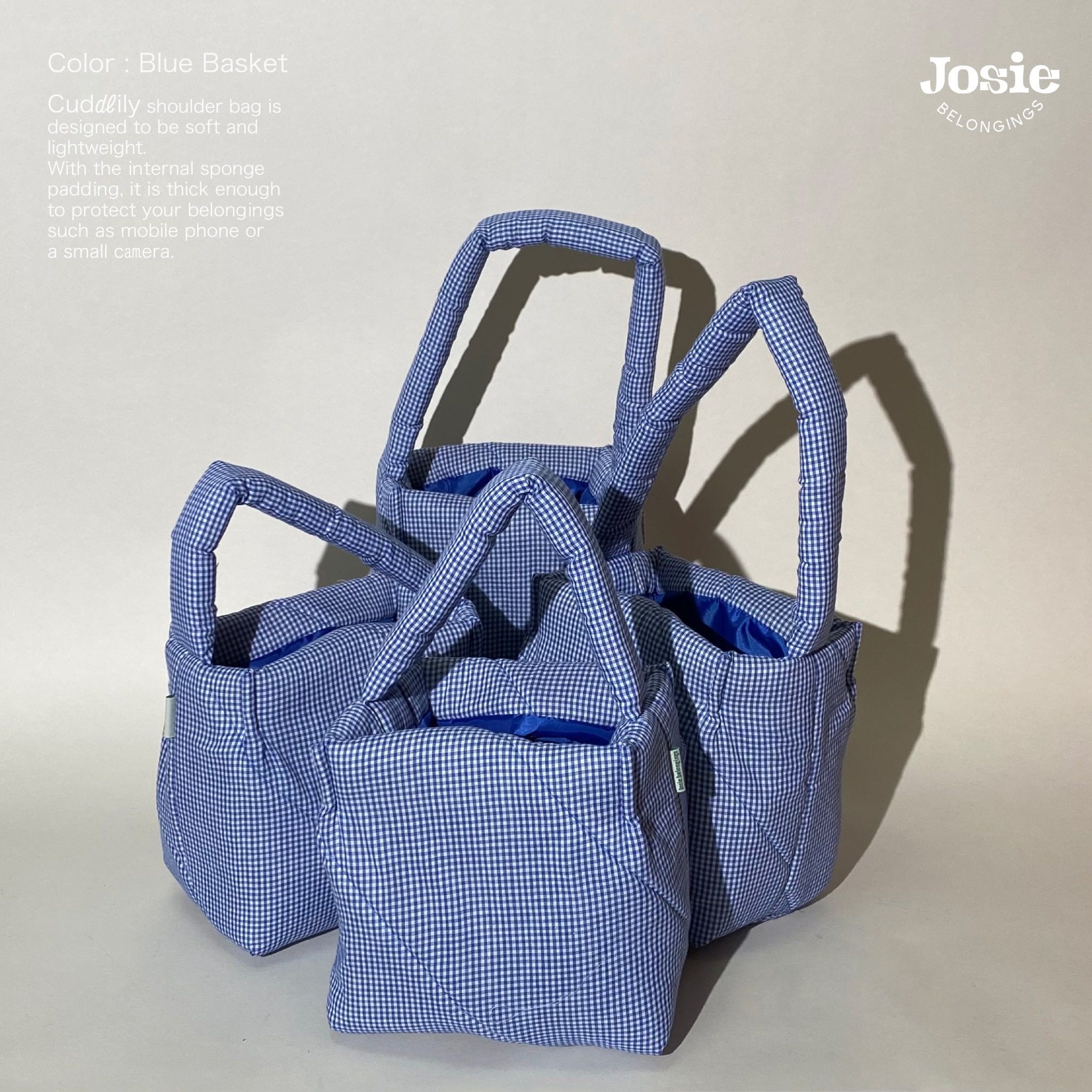 Cuddlily bag Blue basket