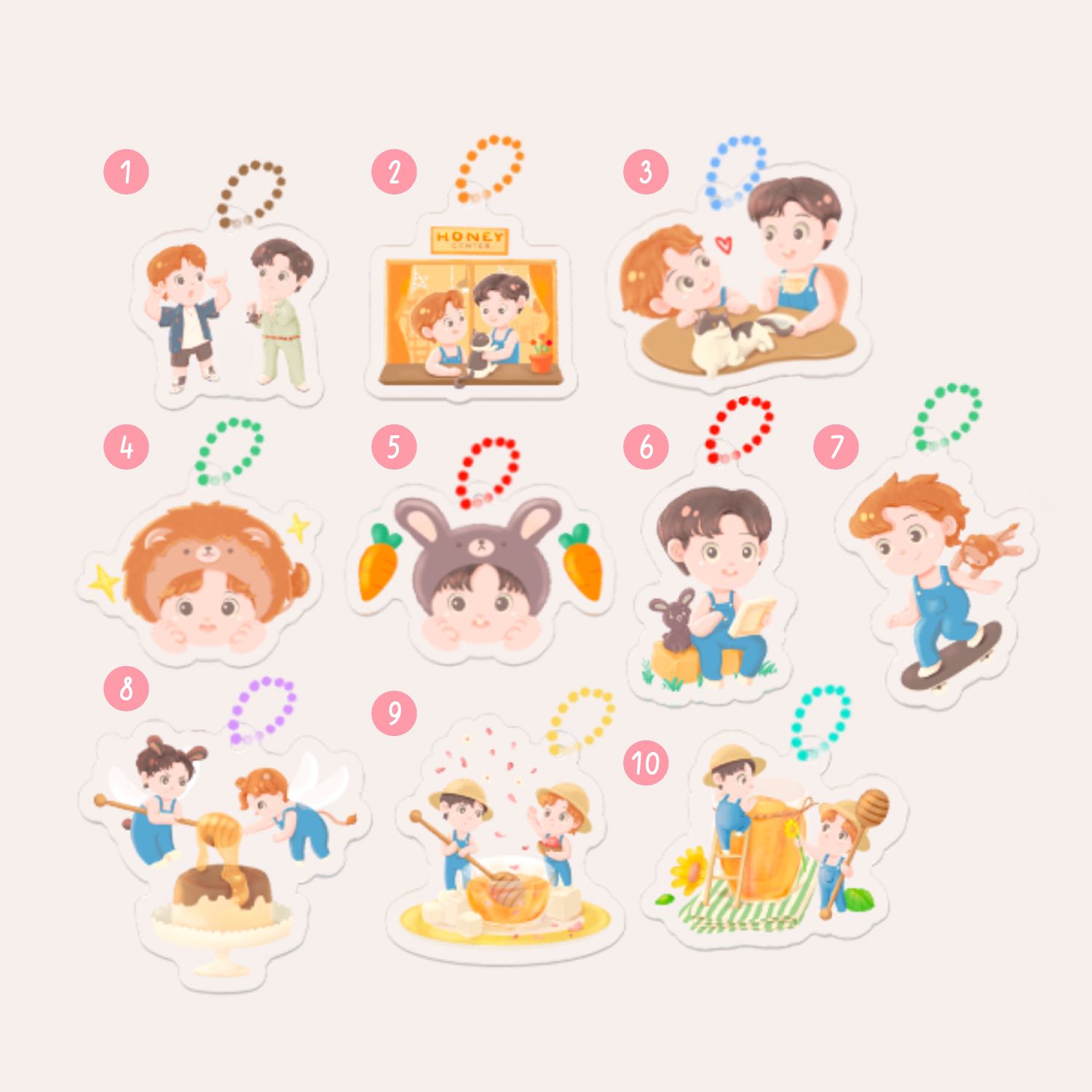 Acrylic Keyring - BoZhan