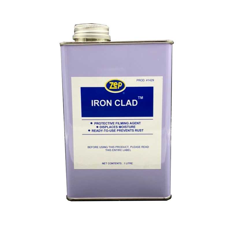 ZEP Ironclad (Liquid) น้ำยาเคลือบฟิล์มใสป้องกันสนิมและความชื้นระยะยาว (ผิวแว๊กซ์)