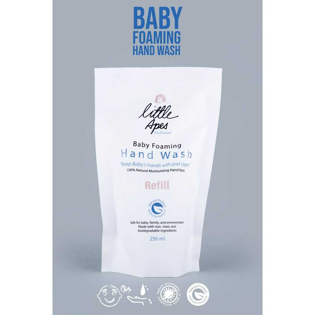 Little Apes Baby Foaming Hand Wash Refill 250 ml. #SALE