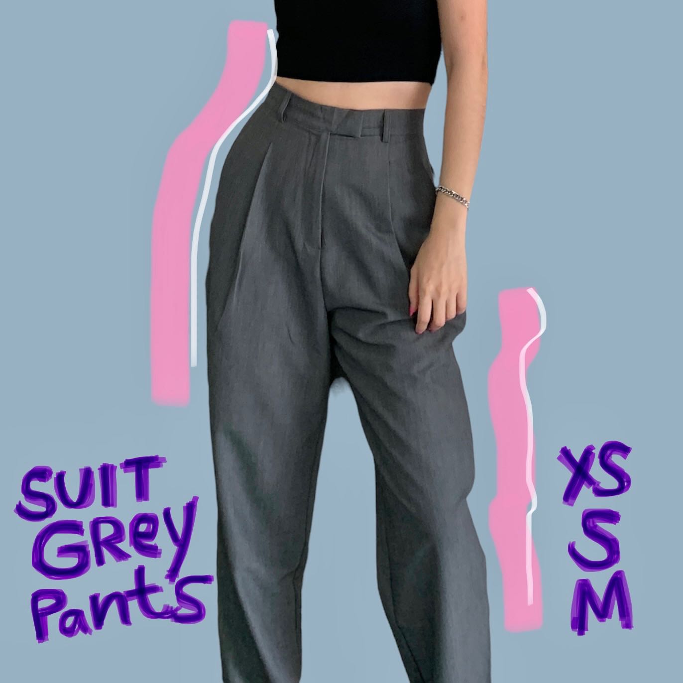 (PRE ORDER) SUIT GREY PANTS