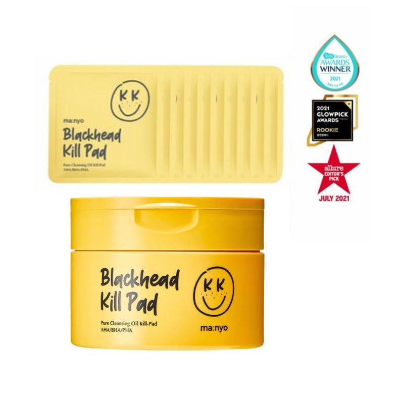 Ma:nyo blackhead pure cleansing kill pad 50แผ่น + 10แผ่น