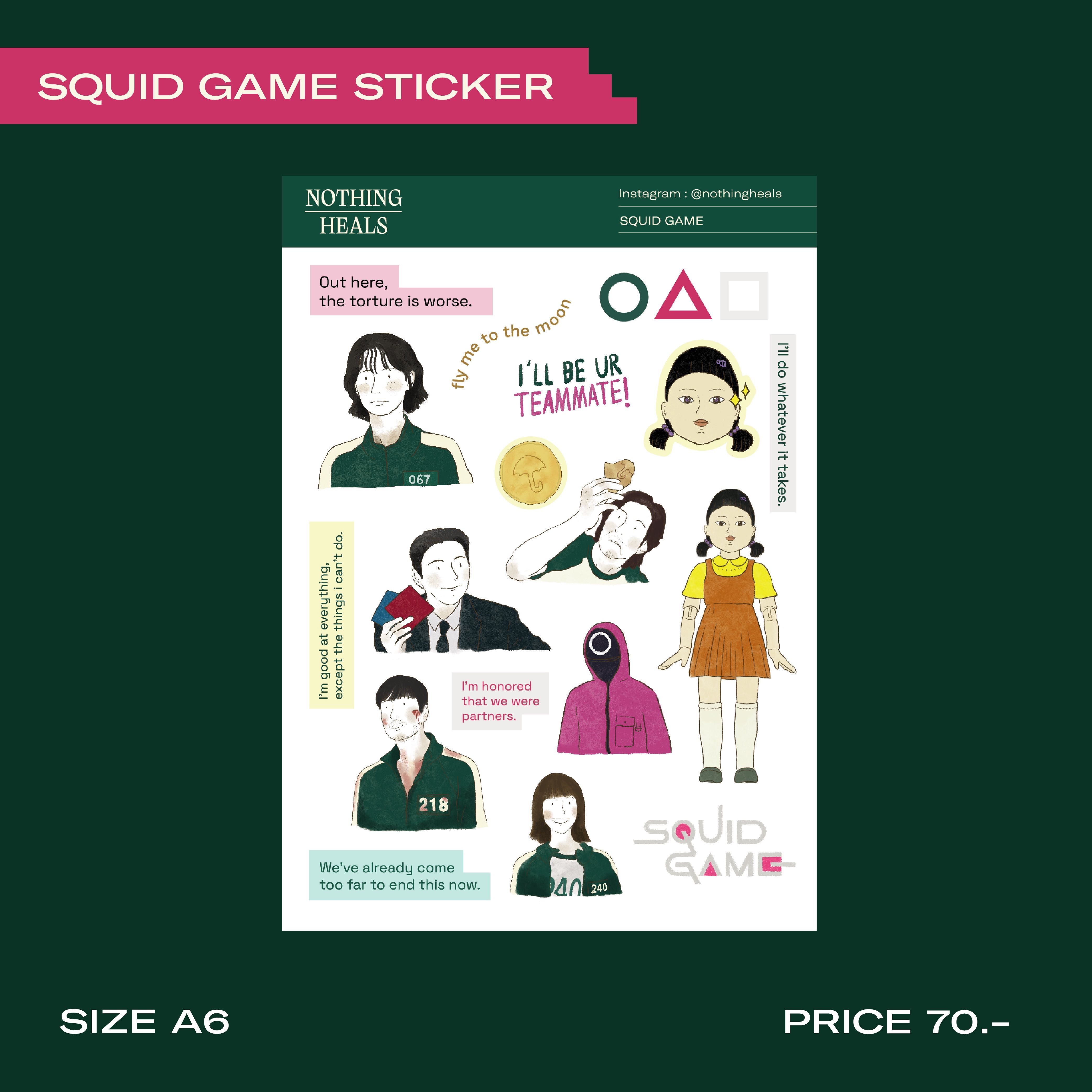 Squid Game Sticker
