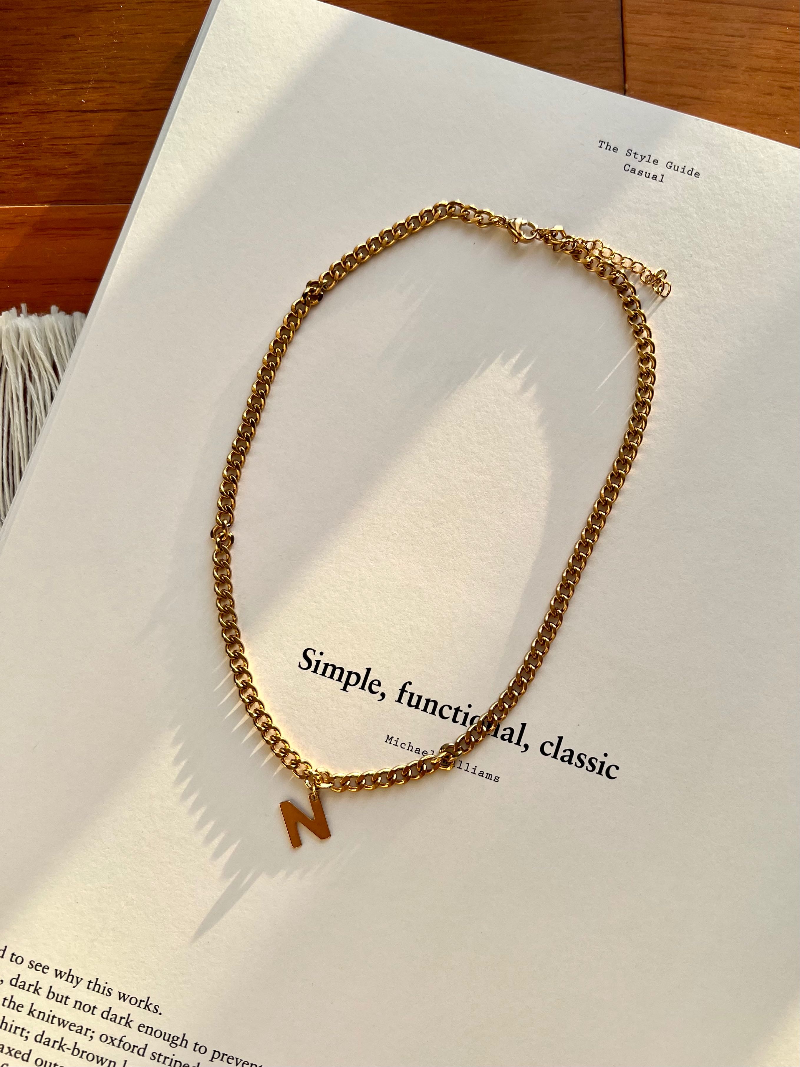 Laboe alphabet necklace