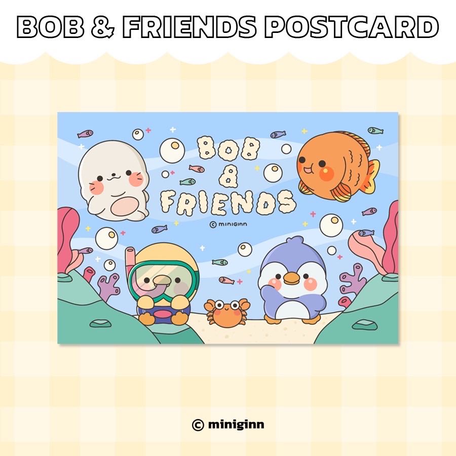 Bob & Friends postcard