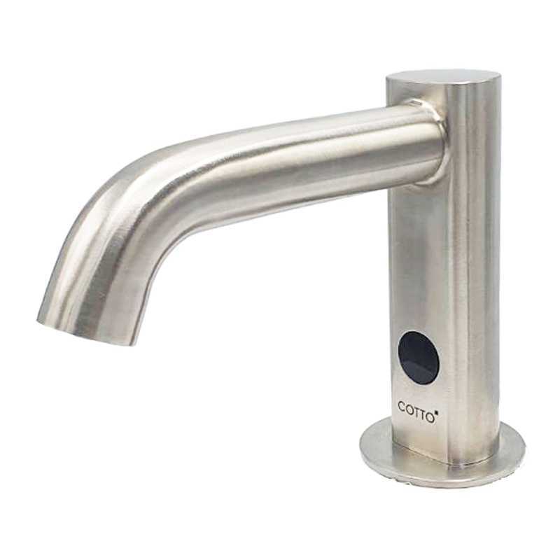 COTTO CT4924DC#SA คอตโต้ก๊อกอ่างล้างหน้าอัตโนมัติสแตนเลส (แบบใช้แบตเตอร์รี่)