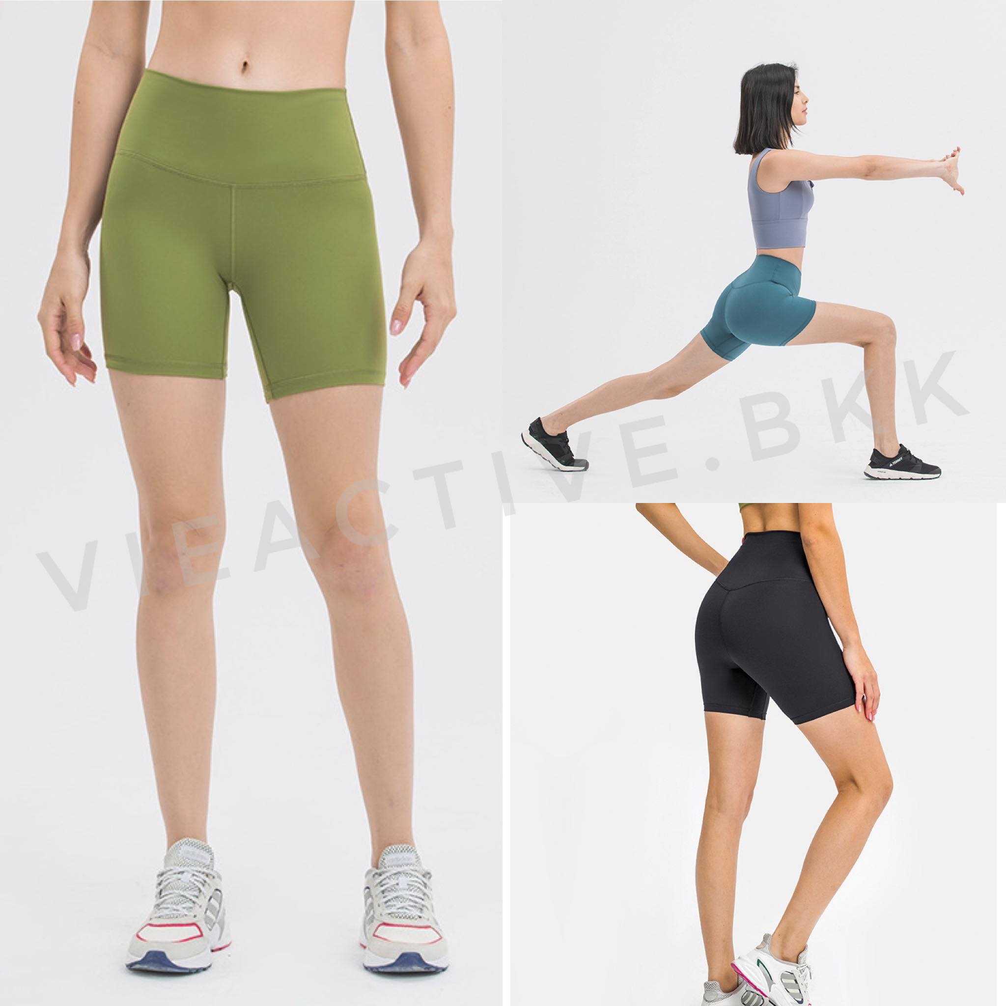 Evie Shorts ll เฉพาะขาสั้น ll ขาสั้นออกกำลังกาย โยคะ ฟิตเนส ยืดหยุ่น ใส่สบาย