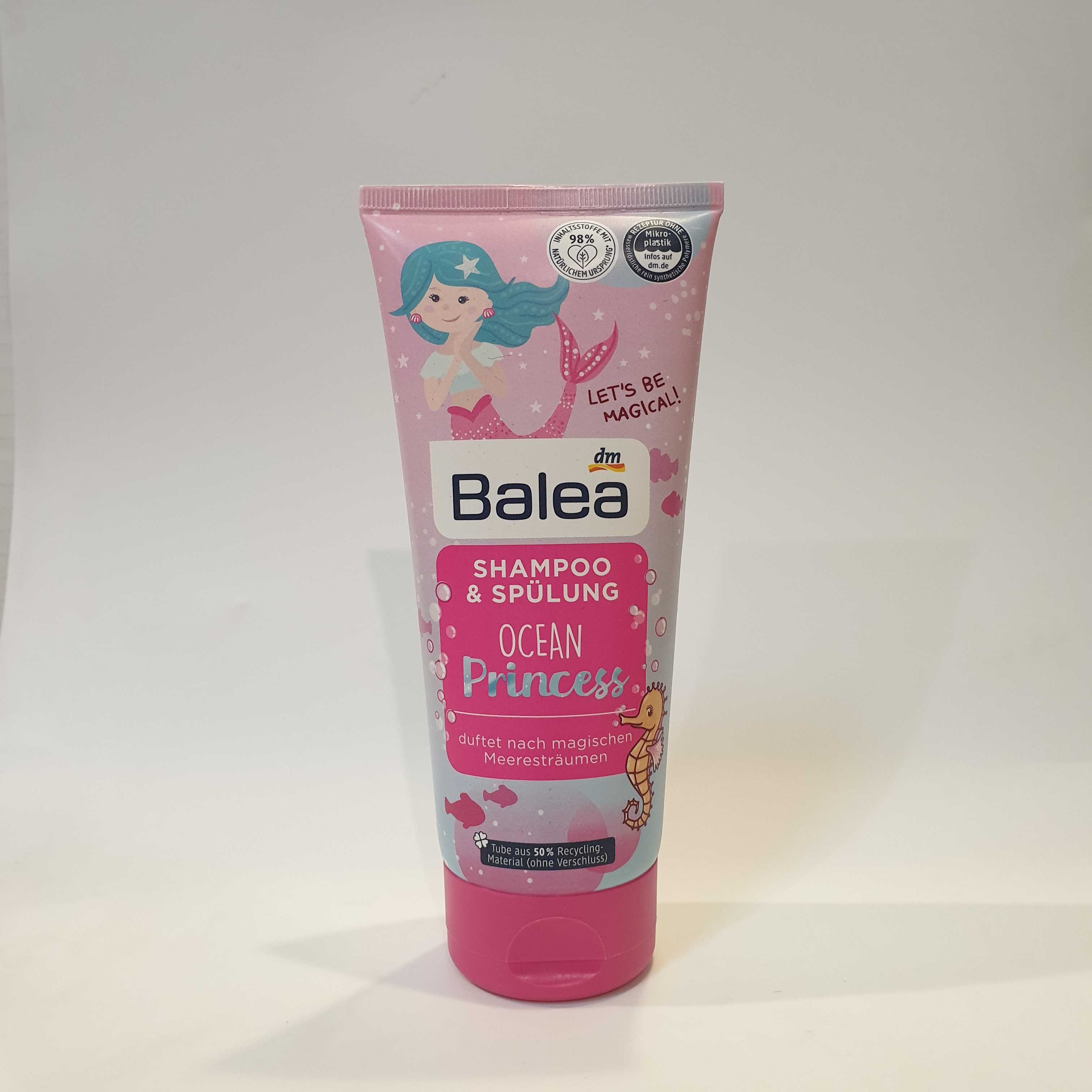 แชมพูและครีมนวด  Balea Kids  2in1 Shampoo & Conditioner Little Princess