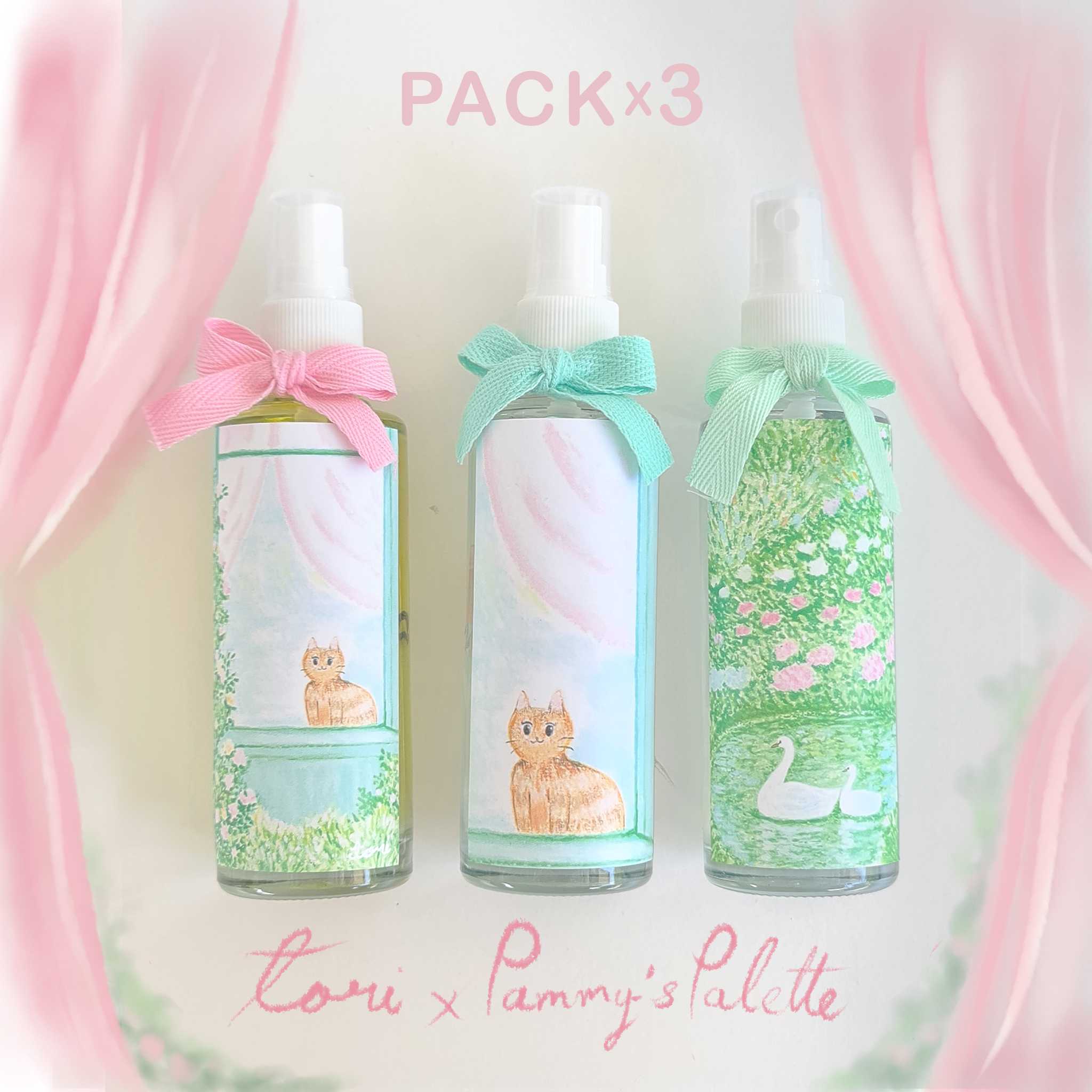 Everyday Room Spray  x Pammy's Palette รุ่น Kitten in the rose garden Pack 3 ชิ้น🌷🐈🏡