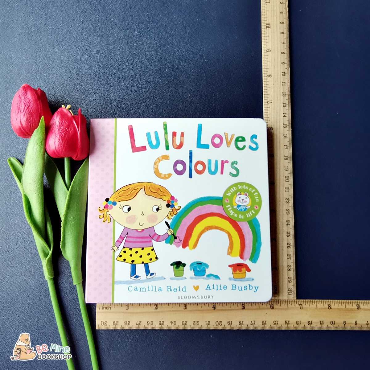 lift-the-flap║Lulu Loves Colours║★มือสอง ★บอร์ดบุ๊ค