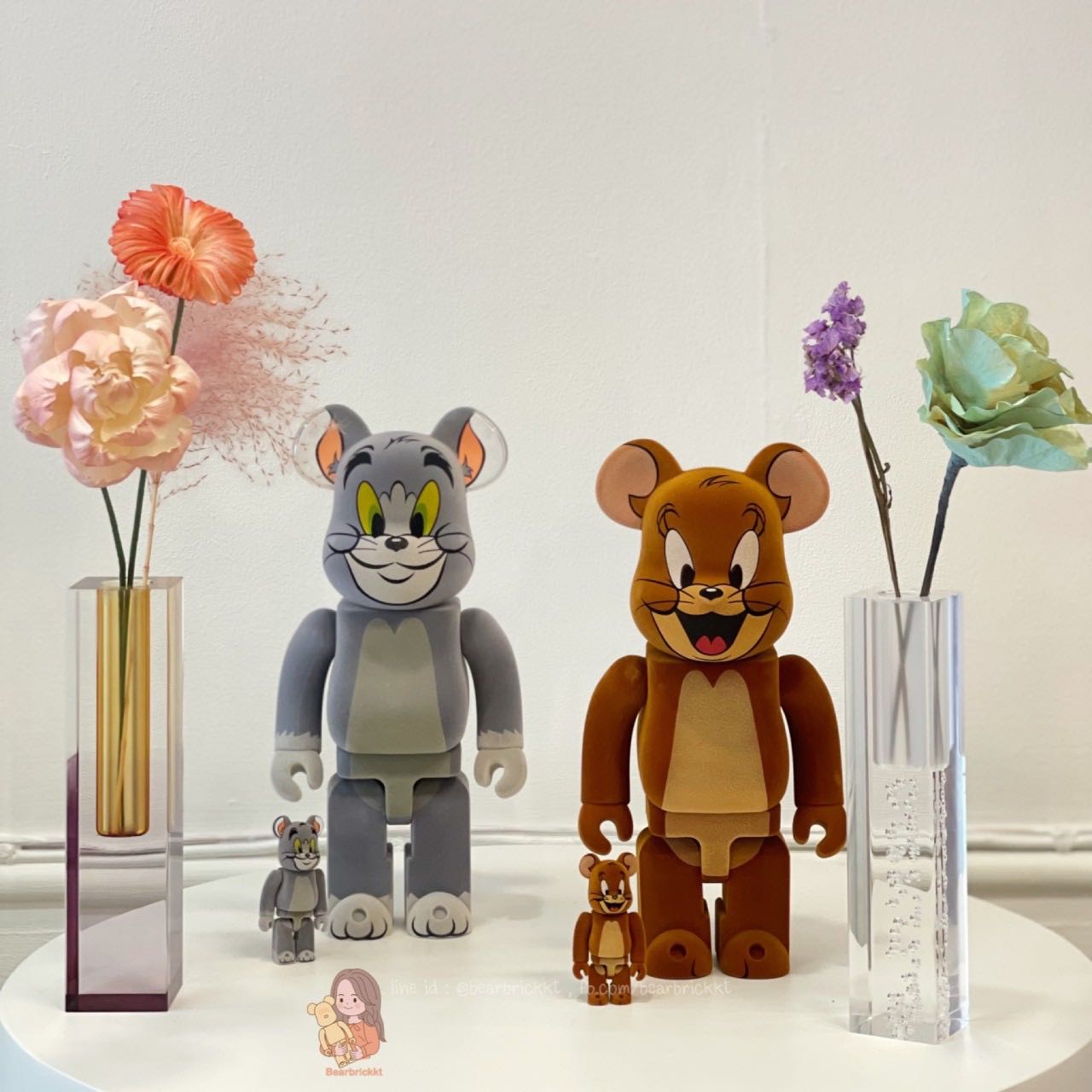 Bearbrick tom & jerry 100%+400% , 1000%