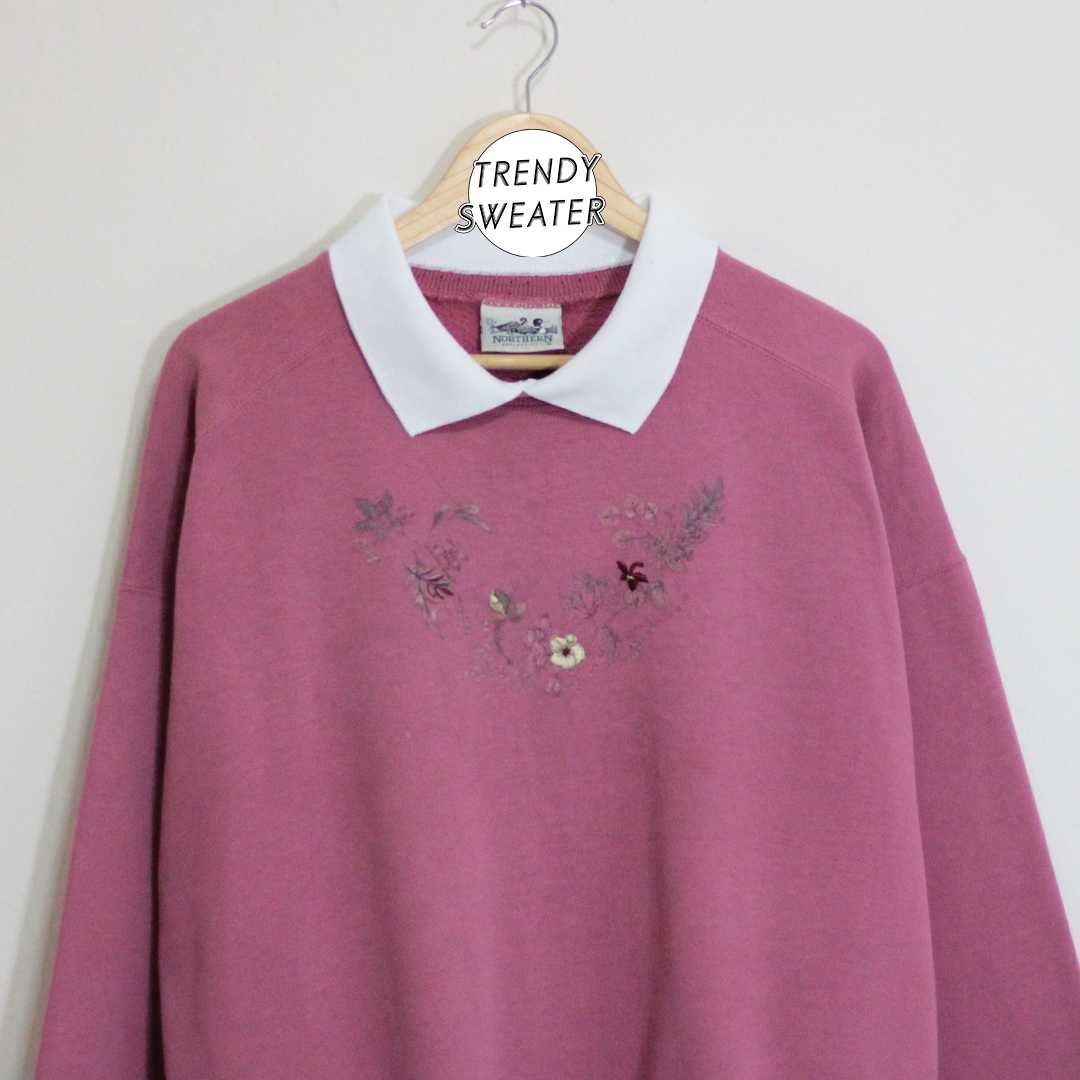 สเวตเตอร์ คอปก มือ 2 ป้าย Nothern Reflection Size XL